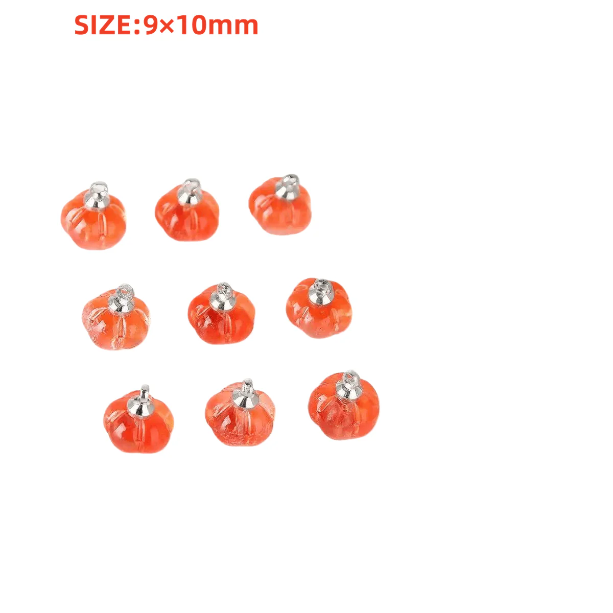 Crystal Pumpkin Pendants [10pcs] - Image 7