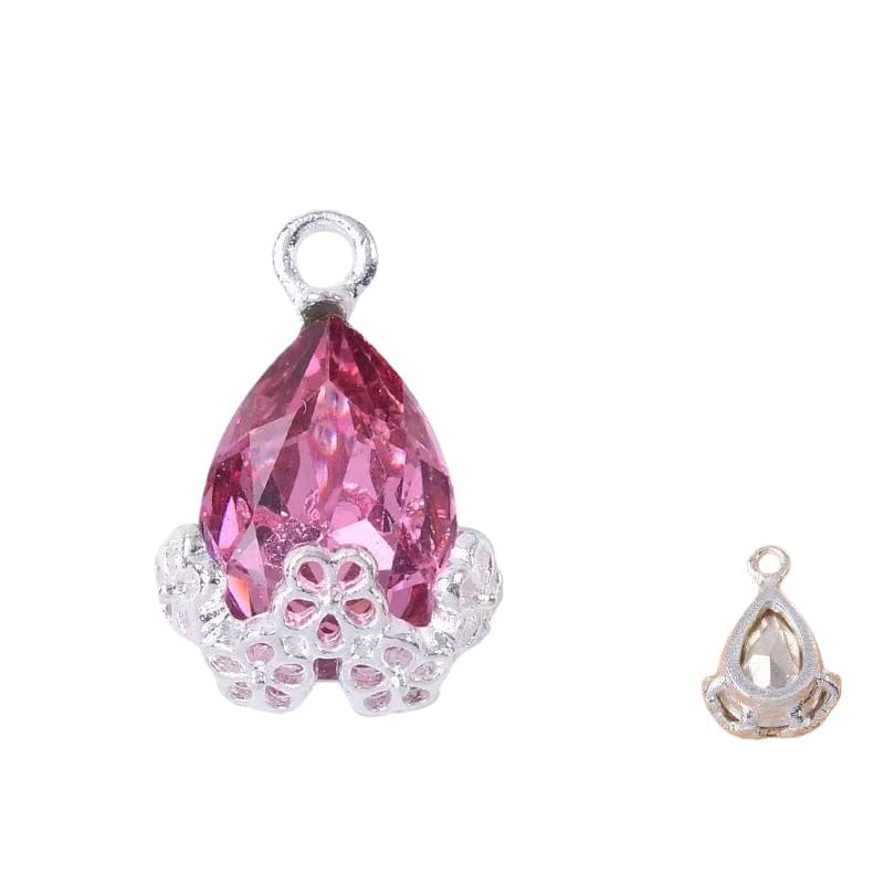 Diamond Droplets-Silver Base2 [10pcs] - Image 24