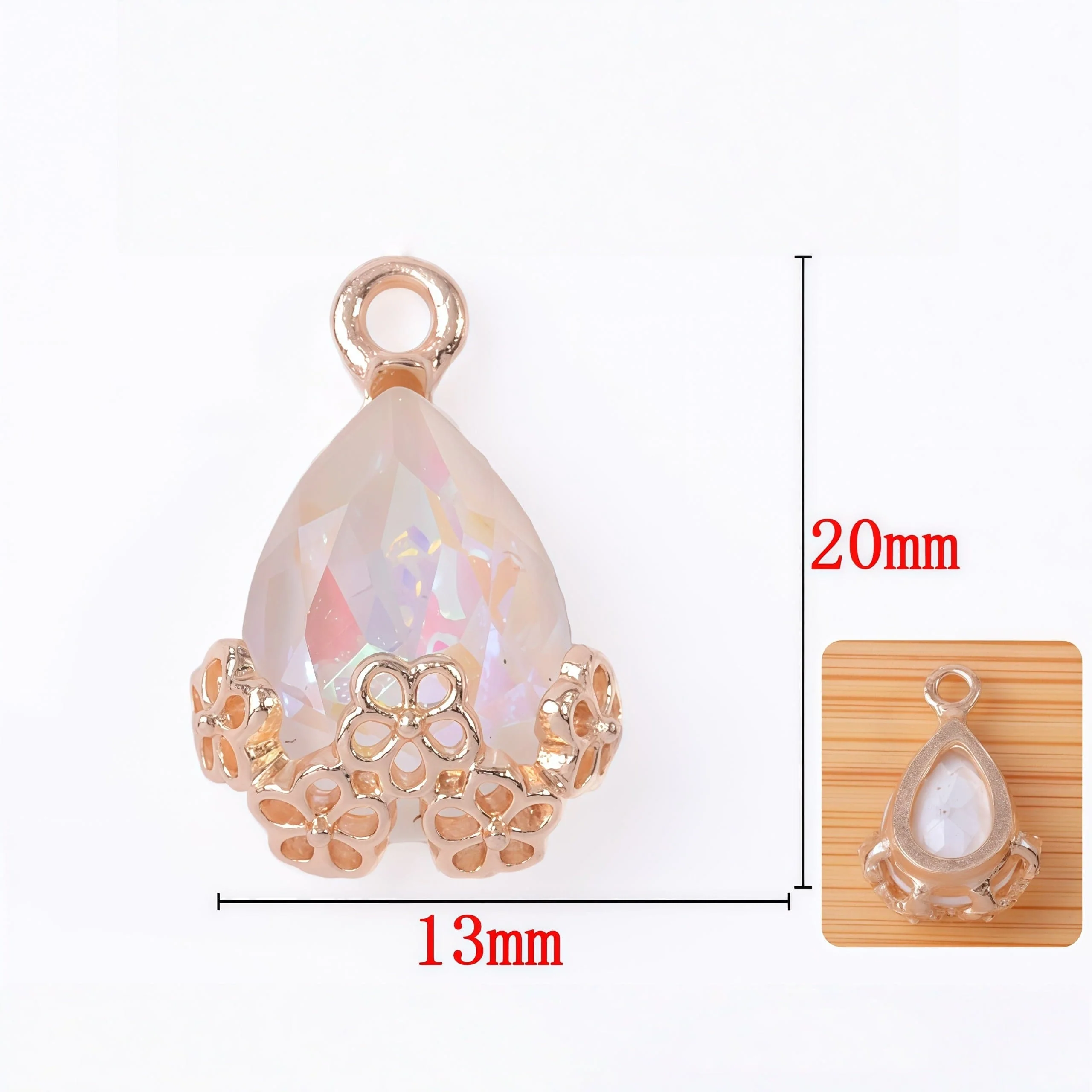 Diamond Droplets-Silver Base2 [10pcs] - Image 3