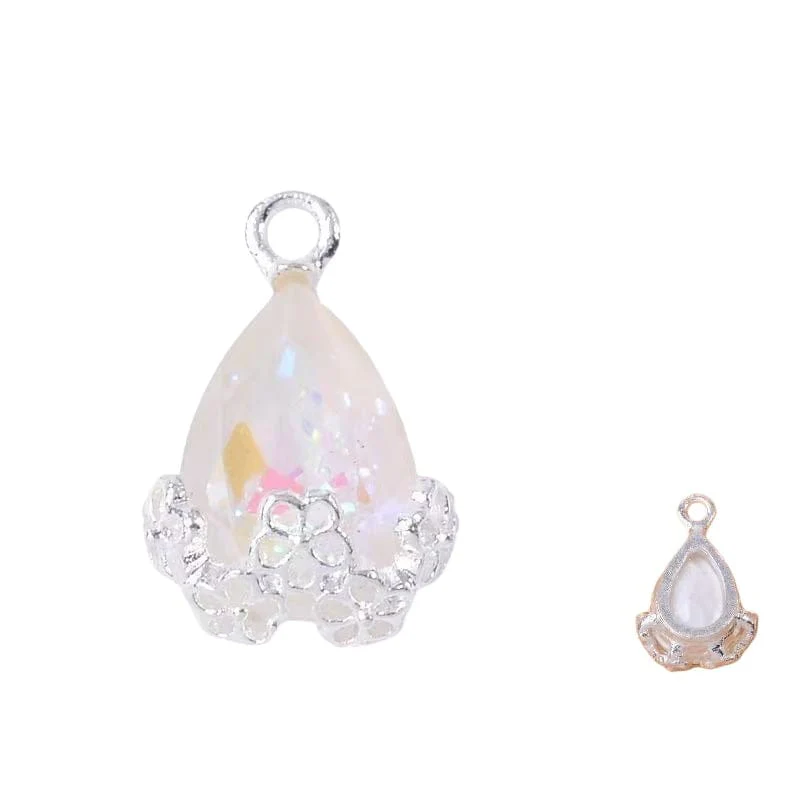 Diamond Droplets-Silver Base2 [10pcs] - Image 5