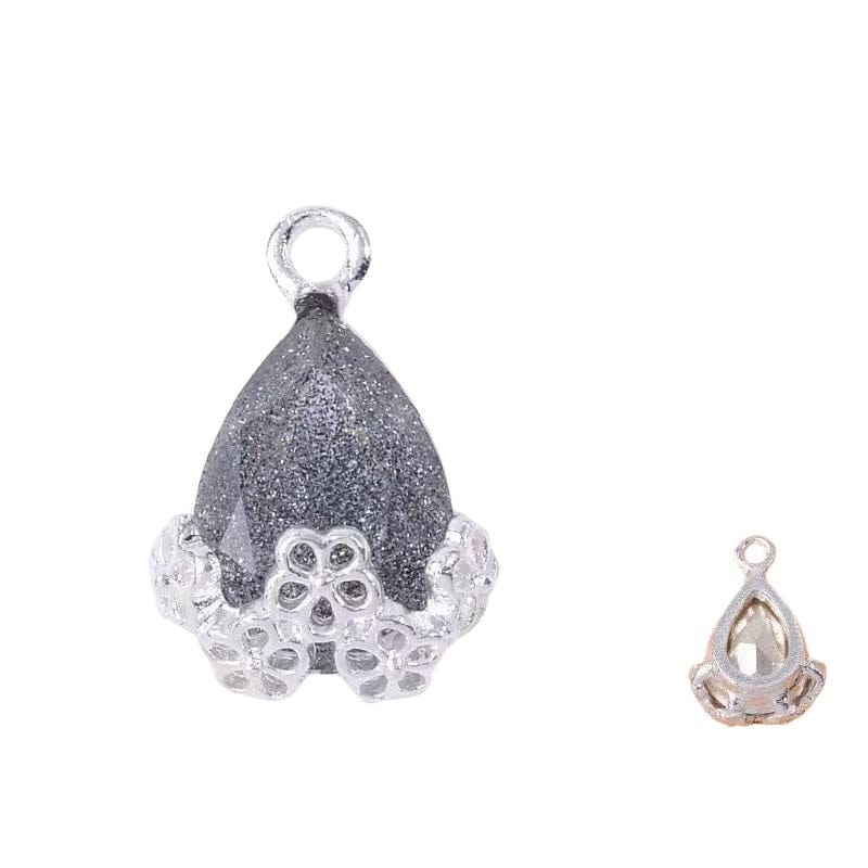 Diamond Droplets-Silver Base2 [10pcs] - Image 61