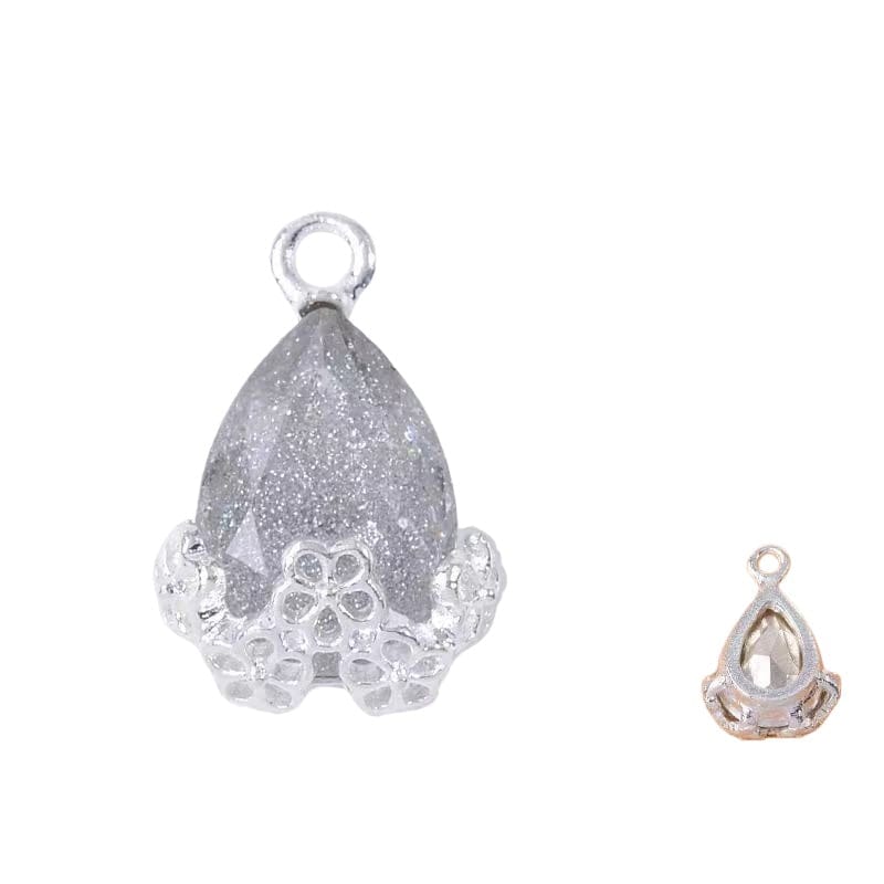 Diamond Droplets-Silver Base2 [10pcs] - Image 62