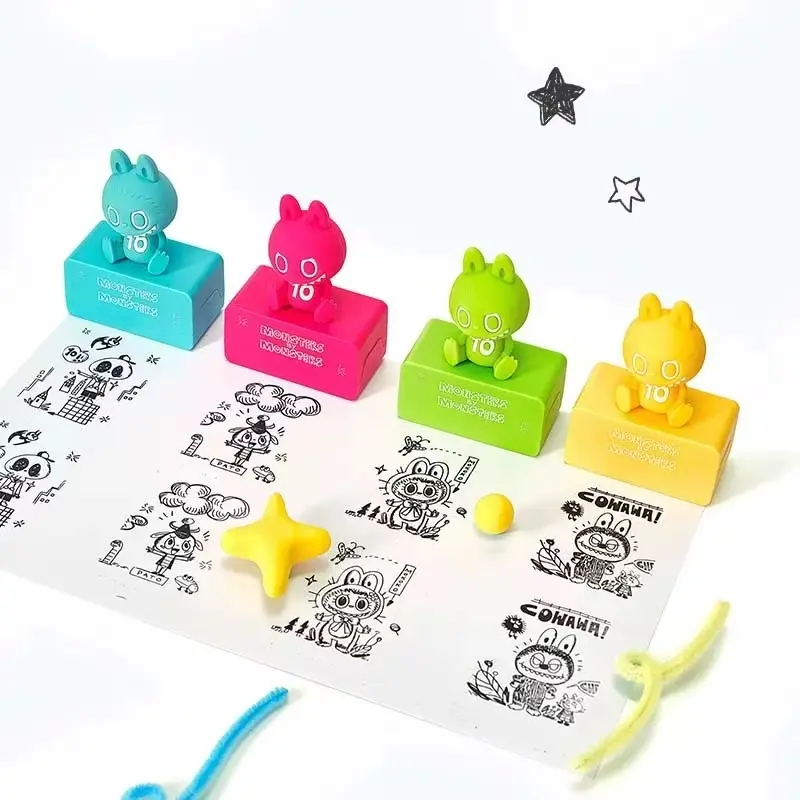 Labubu The Monsters 10th Anniversary Series-Fridge Magnet Blind box - Image 4