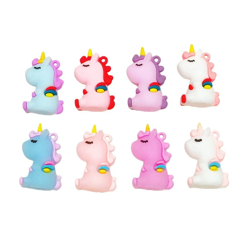 Unicorn Keychain Pendants [10pcs] - Image 3