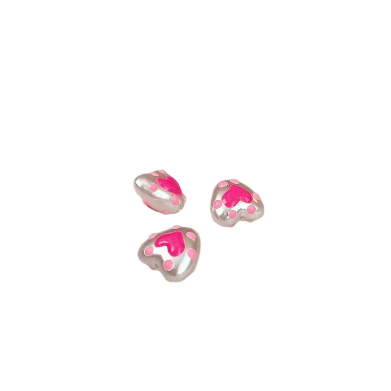 Heart-Shaped Penbeads [10pcs] - Image 4