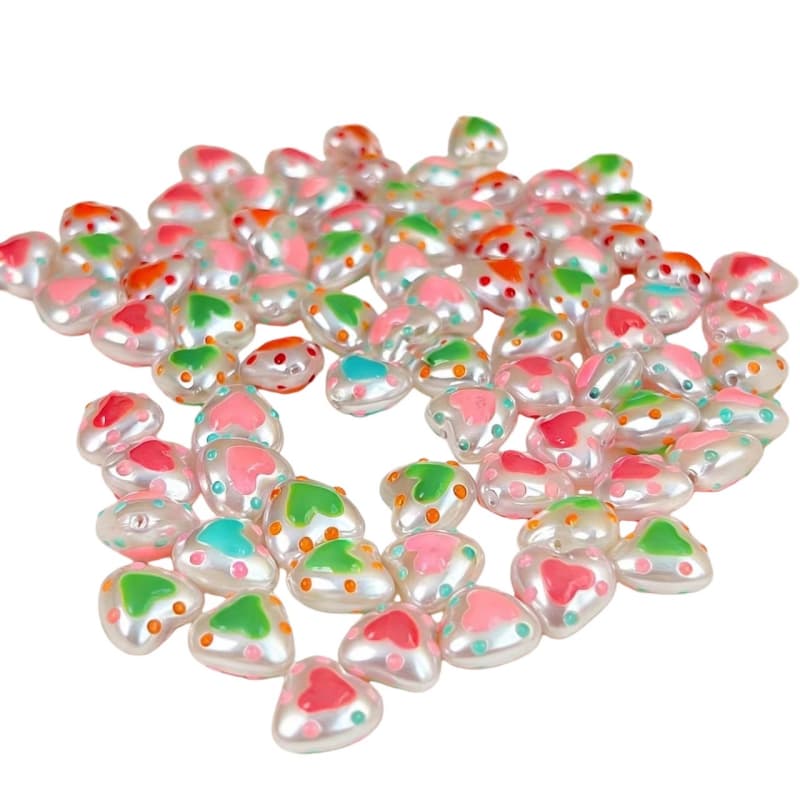 Heart-Shaped Penbeads [10pcs] - Image 9